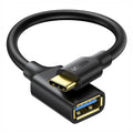 UGREEN Type-C to USB-A Adapter (Male to Female, 15cm)– Black