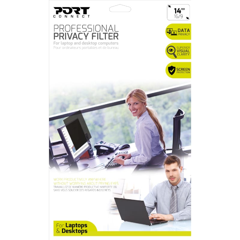 Port Connect 2D Touchscreen Privacy Filter 14.1