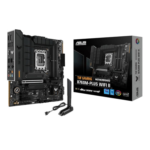 Asus TUF Gaming B860M-Plus Wi-Fi M-ATX Motherboard – Intel LGA1851, DDR5, PCIe 5.0. Wi-Fi 7